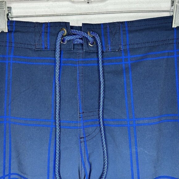 George Blue Quick Dry Board Swim Trunks Shorts Sz S (28-30) Lined - Picture 2 of 4